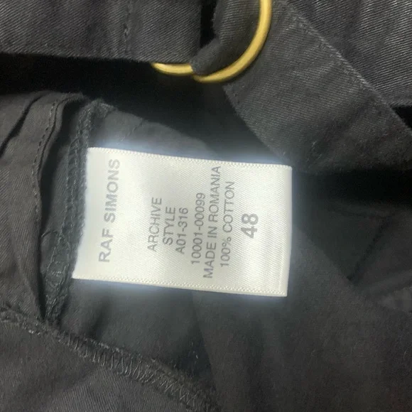 Raf Simon Redux Cargo with Original Pockets